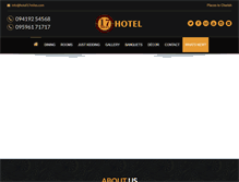 Tablet Screenshot of hotel17miles.com